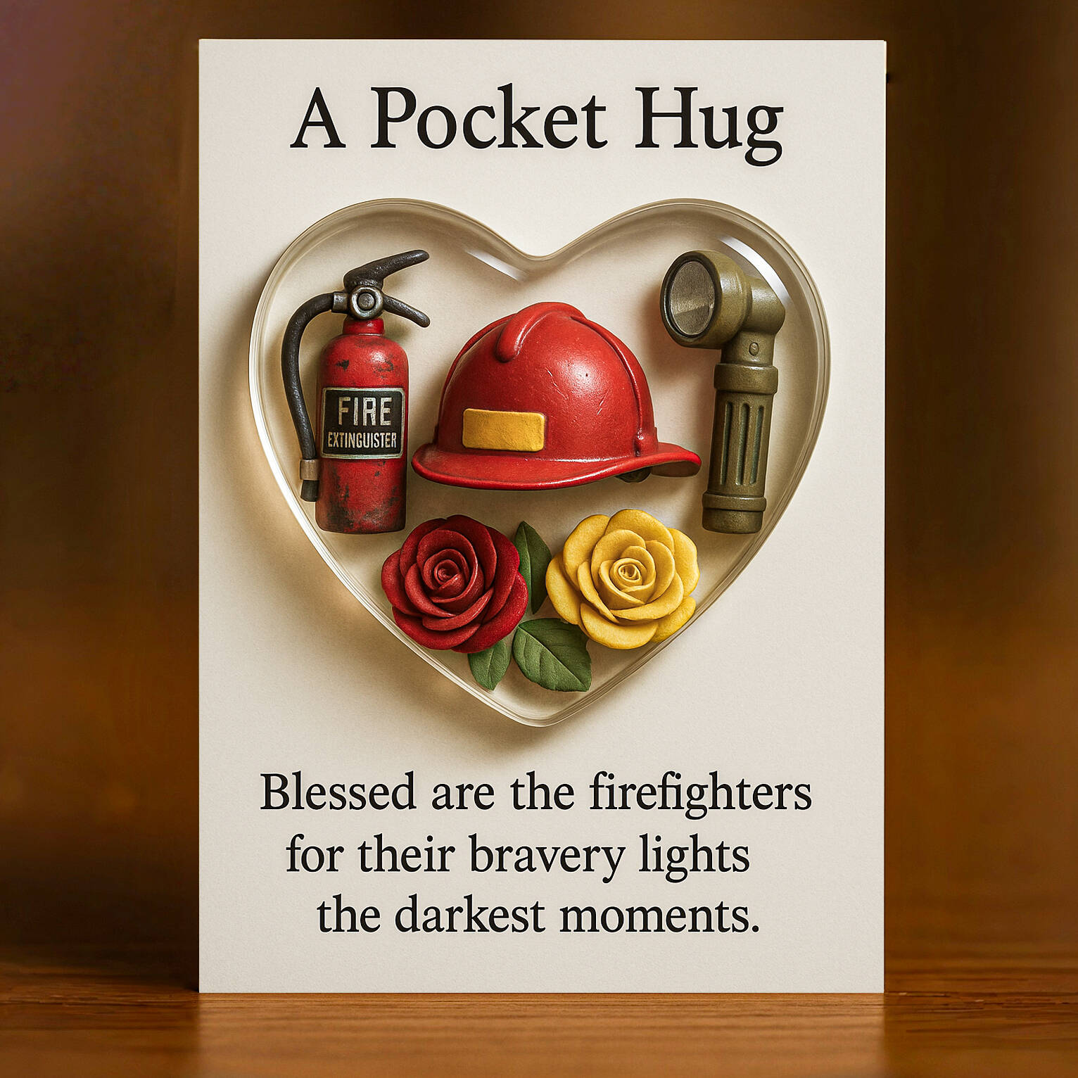 A Pocket Hug for Firefighters