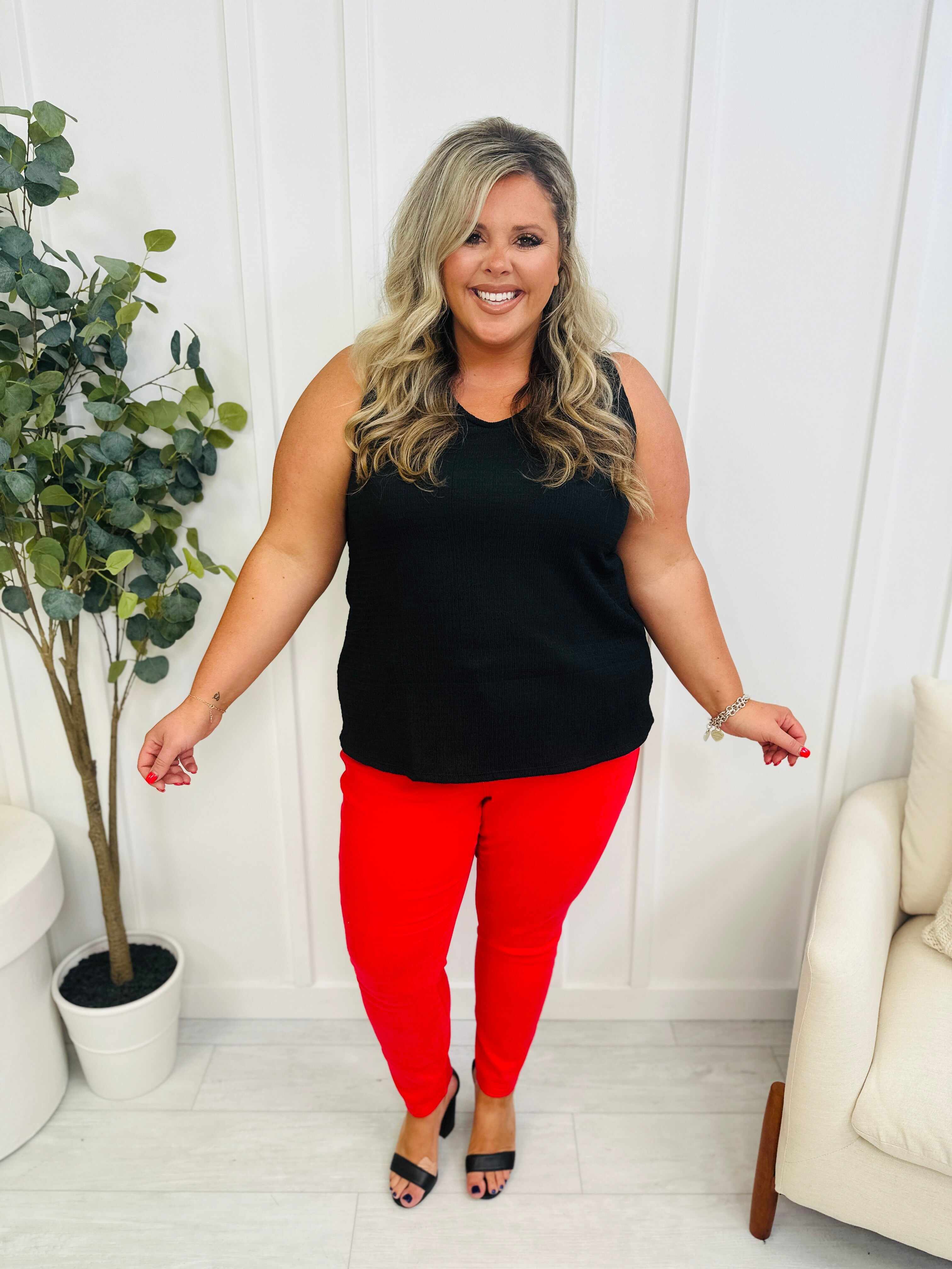REG/CURVY Red Hot Tummy Control Skinny Jeans
