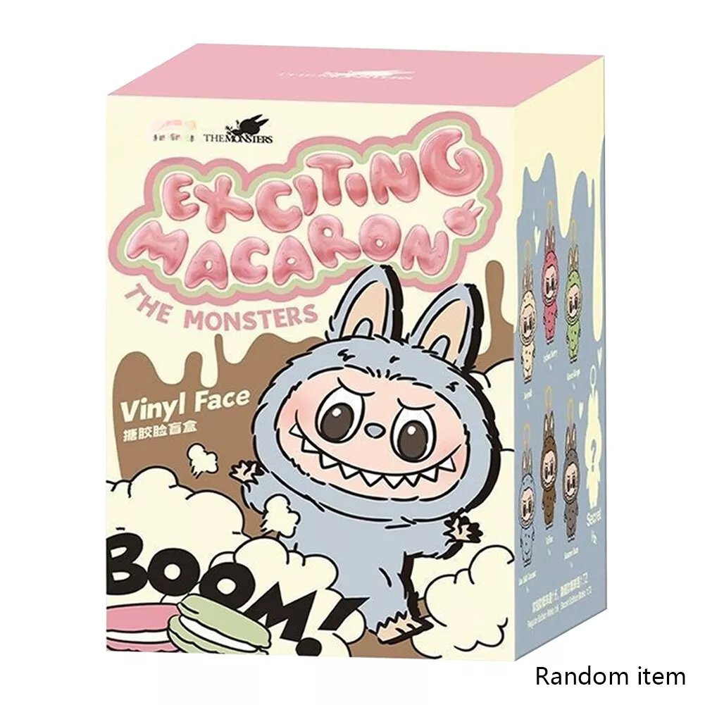 LABUBU The Monsters Etciting Macaron Plush Dolls Figure Toy Blind Box