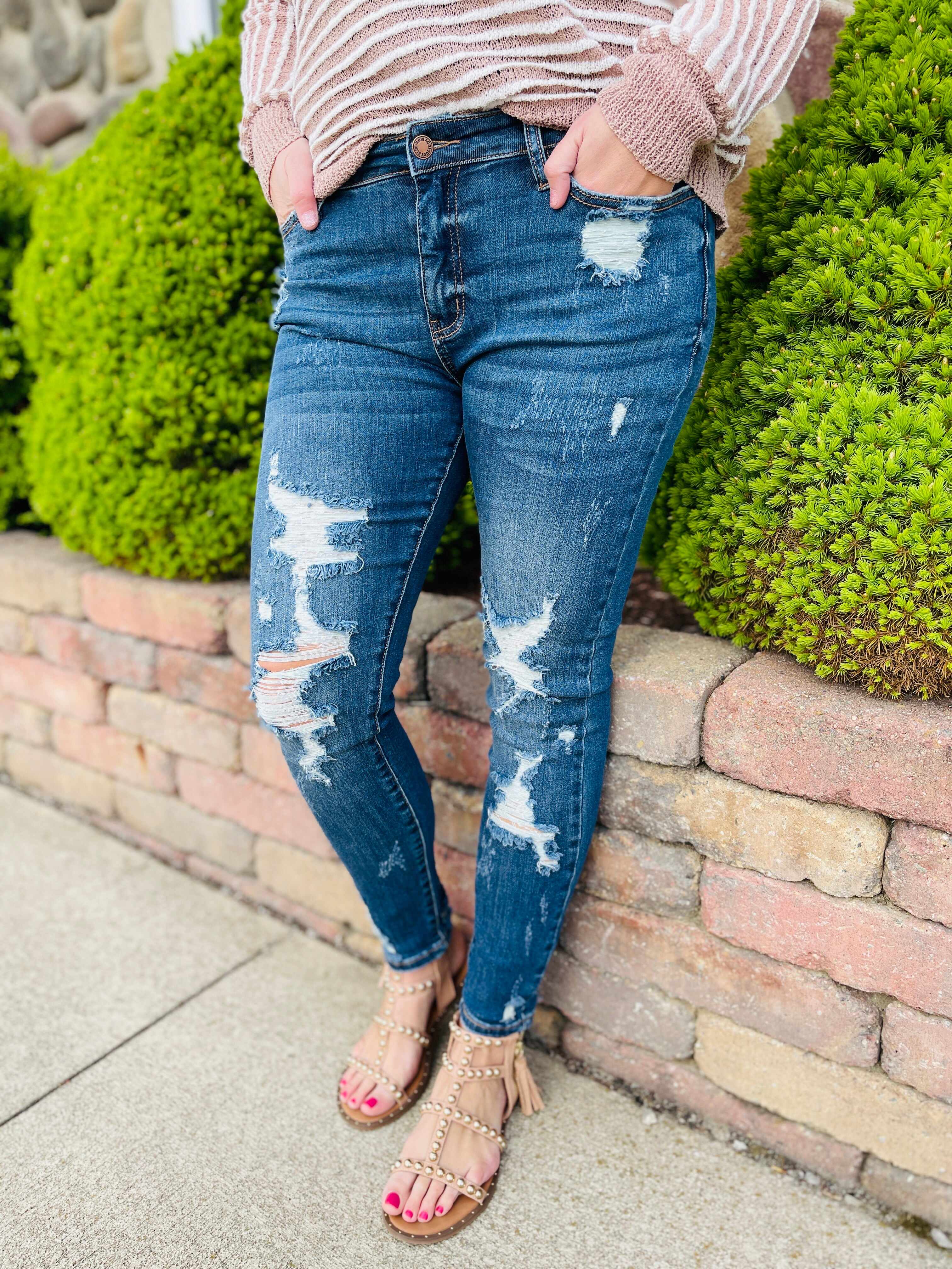 PLUS/REG  Don't Sass Me Skinny Jeans
