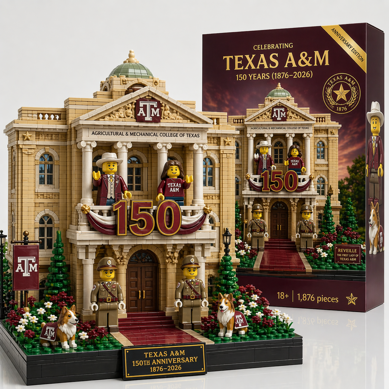 Texas A&M 150th Anniversary Collector Brick Set (1876–2026)
