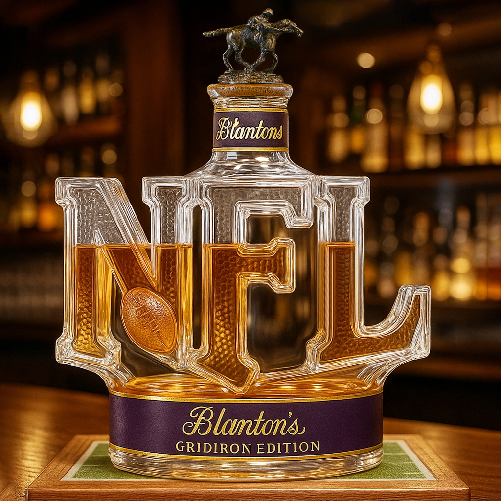 National Football League Whiskey Bottle