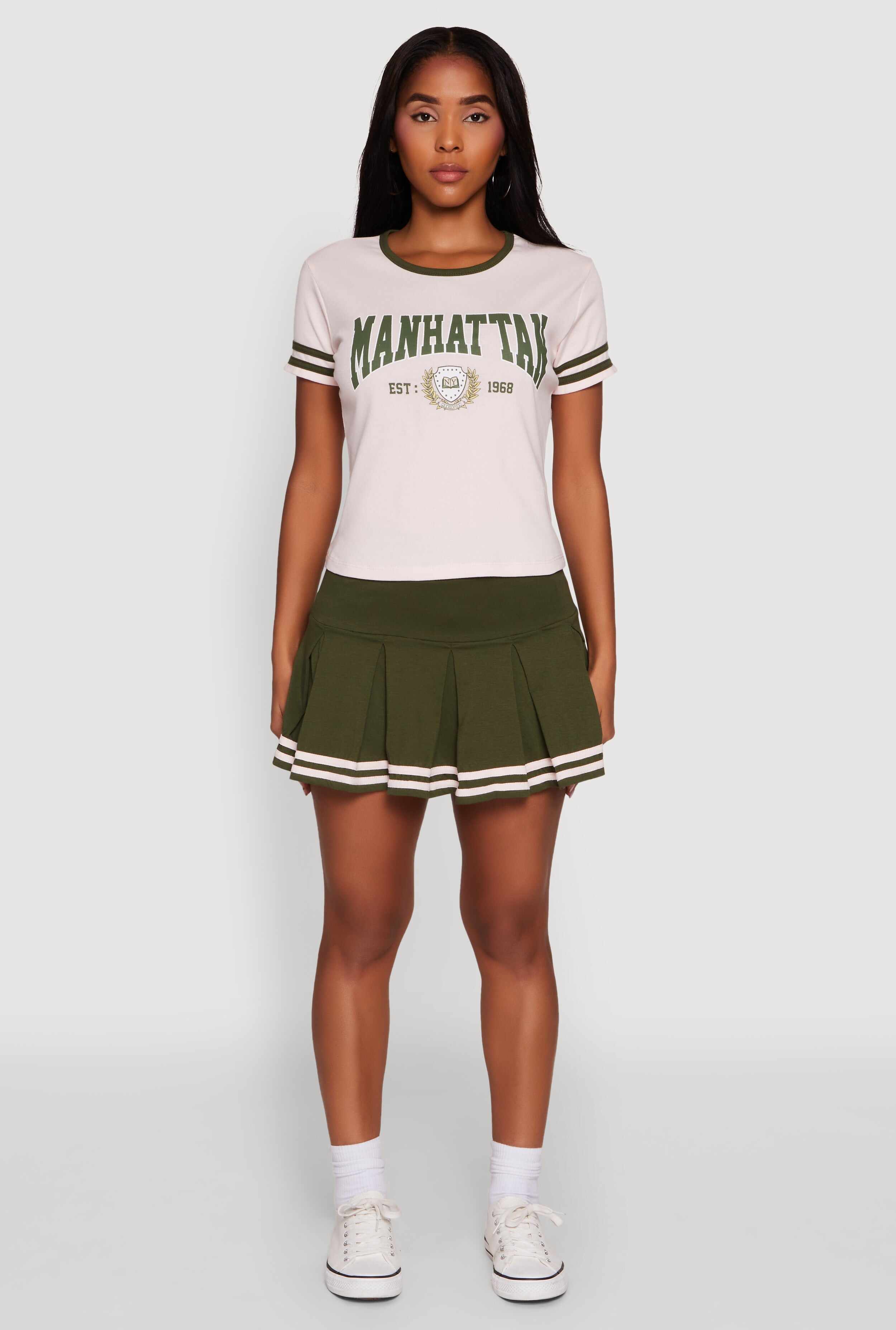 Varsity Stripe Manhattan Graphic Tee