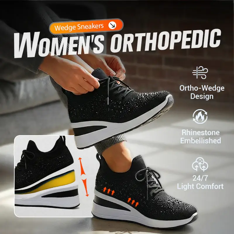 👟 Rhinestones-Embellished Breathable Mesh Sneakers – Sparkle Design, Airy Comfort & Grippy Soles ✨