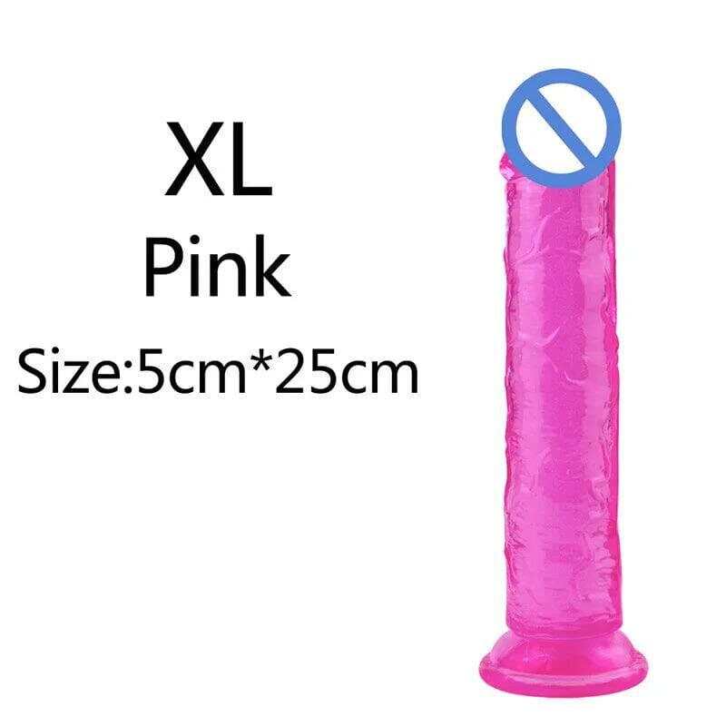 Affordable Realistic Jelly Dildo – 6 Sizes
