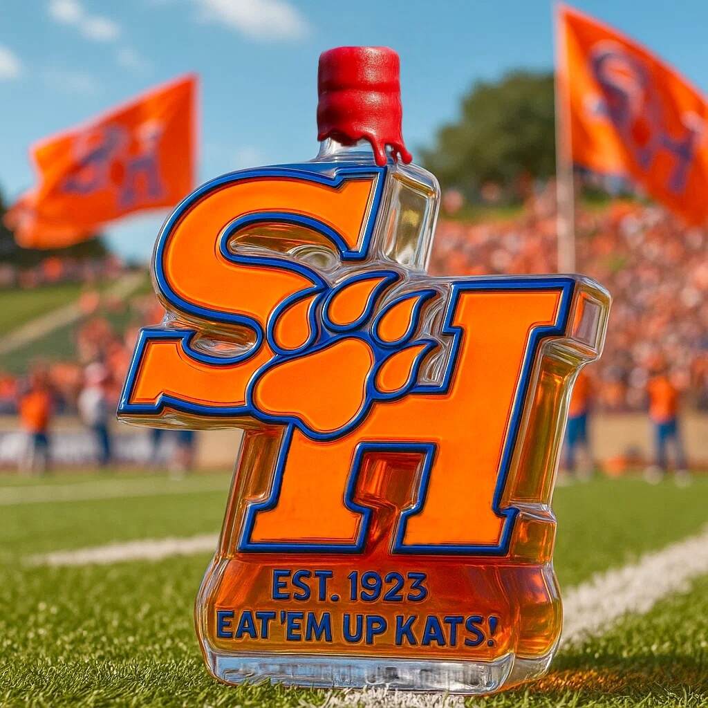 Sam Houston State Bearkats Limited Edition Whisky Bottle