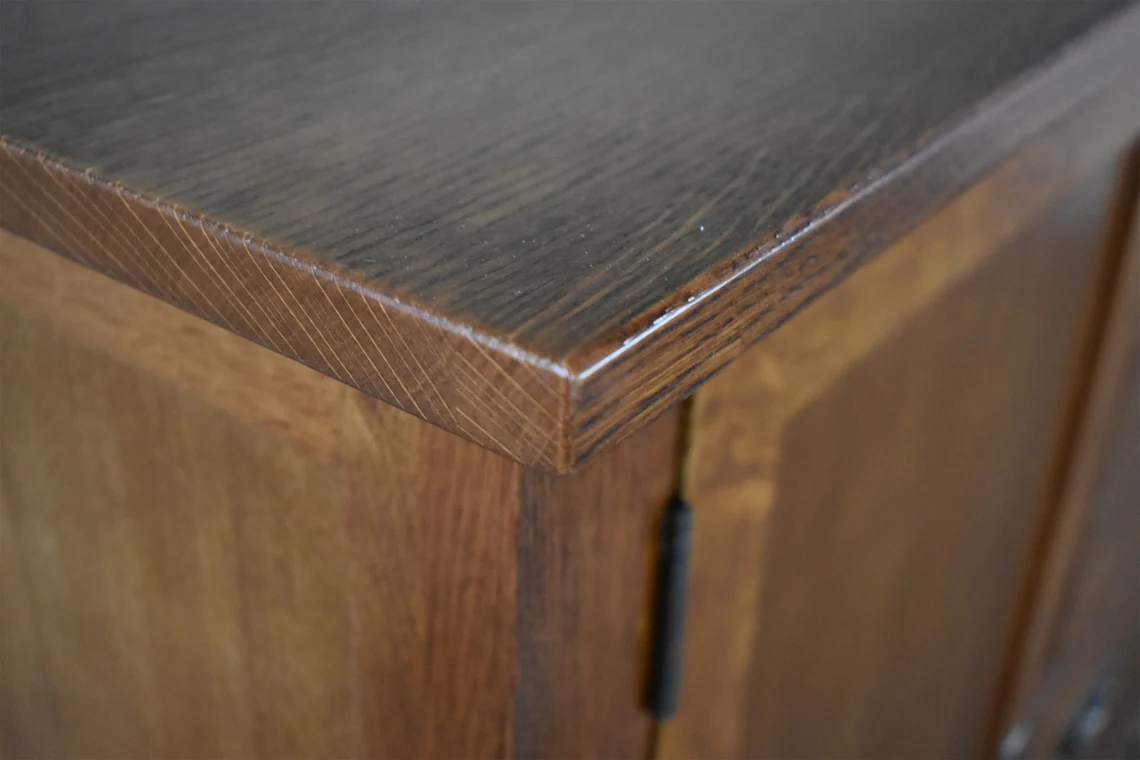 Mission Style Solid Oak Chest of Drawers - Michael’s Cherry