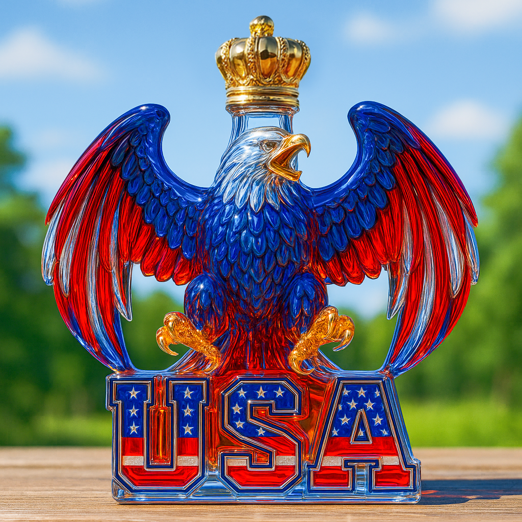 Patriot Bald Eagle Whiskey Bottle