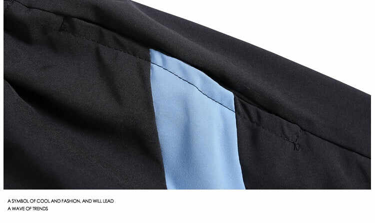 Quick-drying Contrast Color Sports Shorts Training Fitness Casual Pants