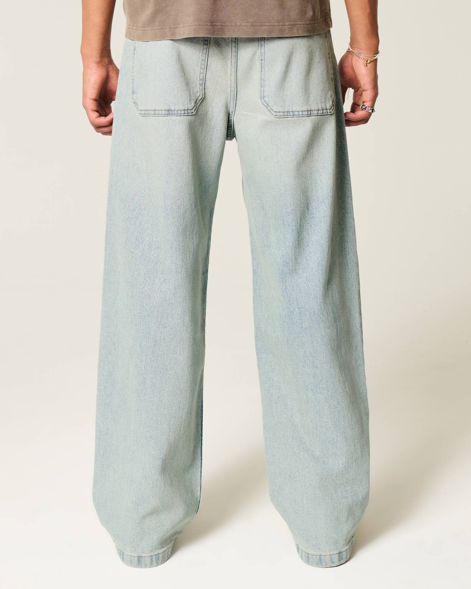 Medium Wash Super Baggy Jeans