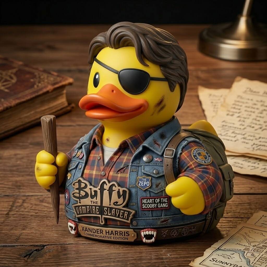 Buffy the Vampire Slayer Xander Harris Commemorative Duck