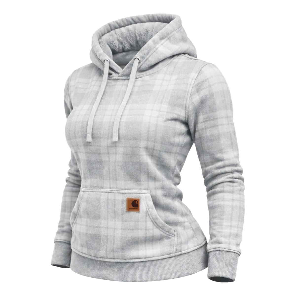 Carhartt Women's Vintage Western Cowgirl Plaid Print Pocket Hoodie