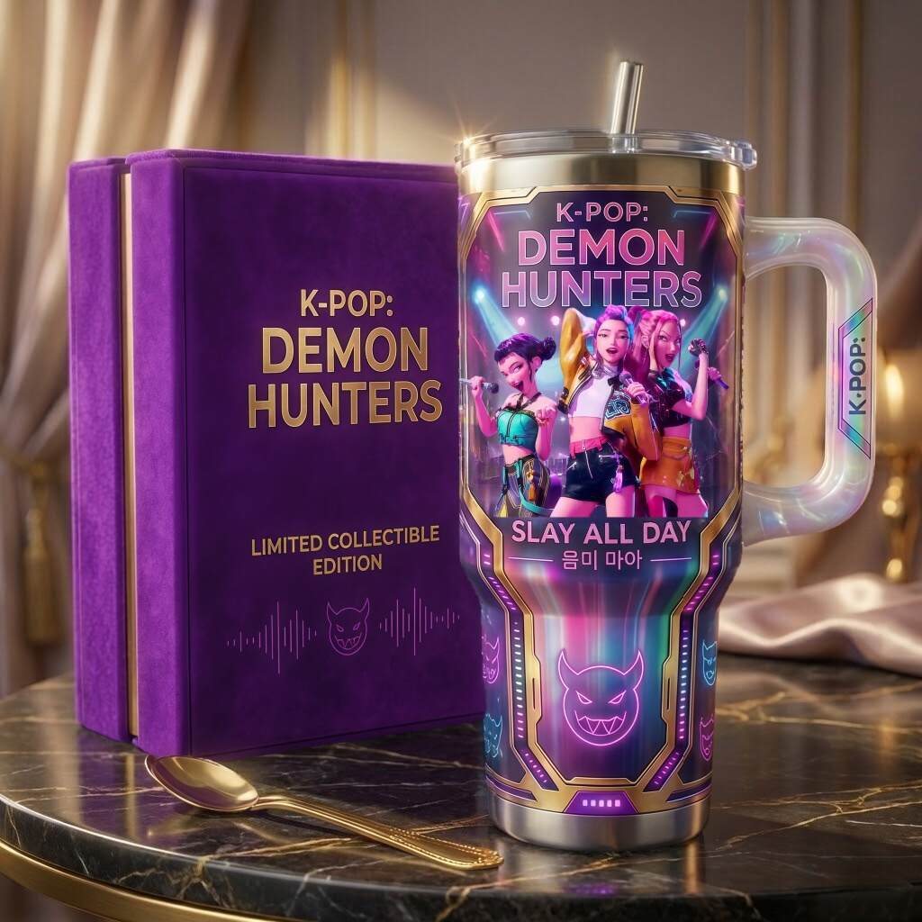 Slay All Day: K-Pop Demon Hunters Limited Collector's Tumbler🎤