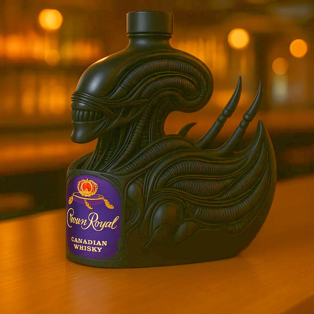 Xenomorph Duck Whisky Bottle