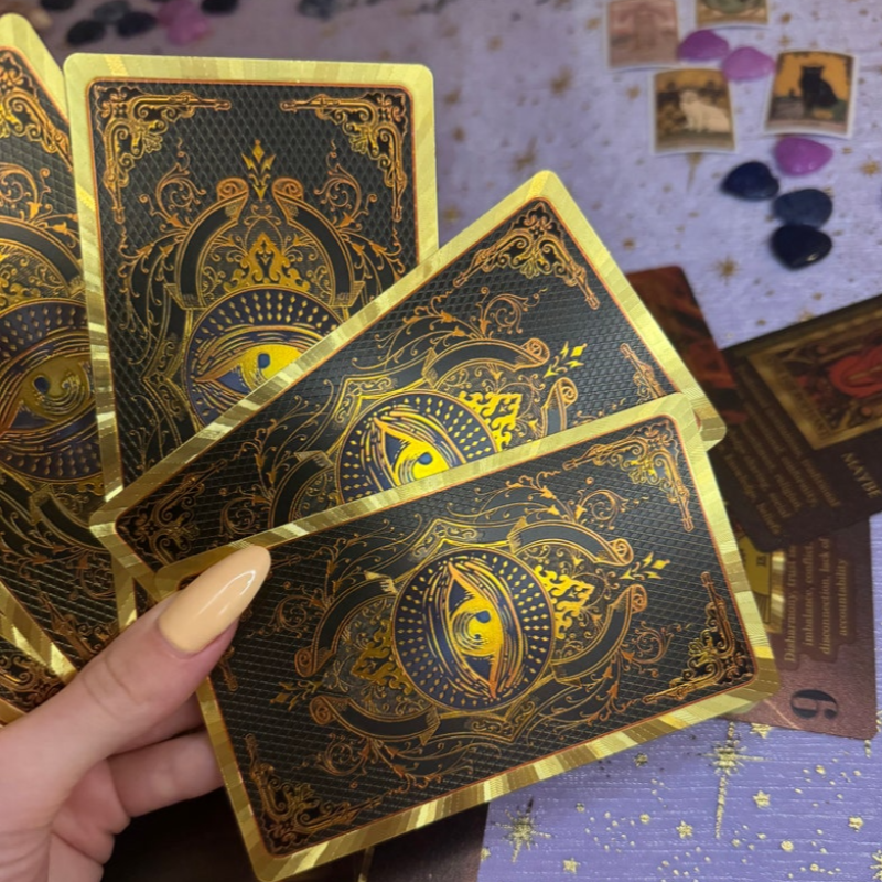 TarotCards – Mystiske gylne tarotkort