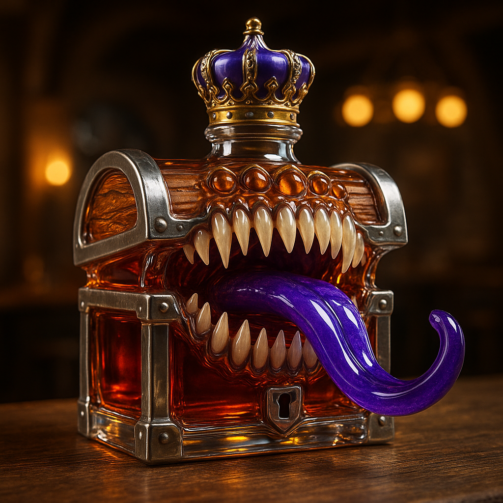 Mimic Chest Whiskey Bottle