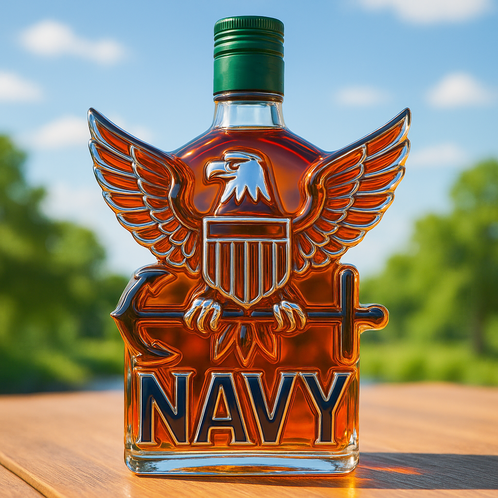 U.S. Navy Whiskey Bottle