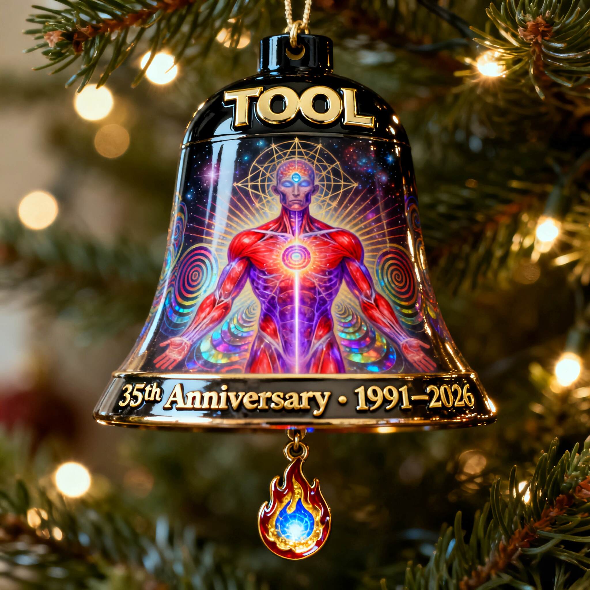 ⚡ TOOL 35th Anniversary Bell Ornament
