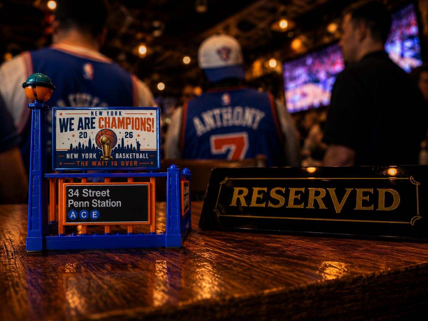 NY Knicks Subway Entrance