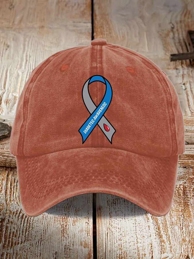 Casual Diabetes Awareness Baseball Cap