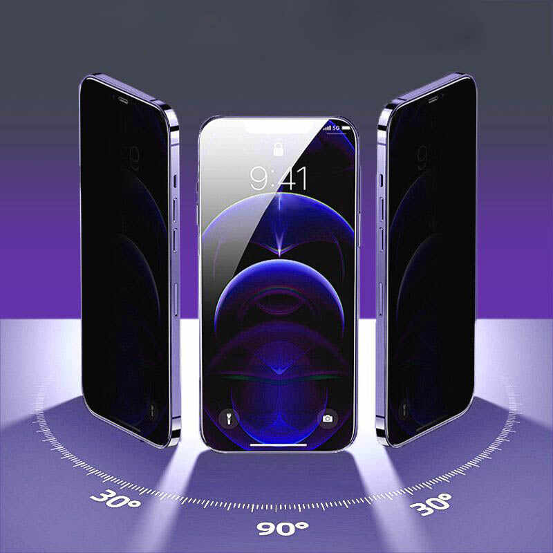 Quick-Apply Anti-Dust and Blue Light Screen Privacy Protector for iPhone