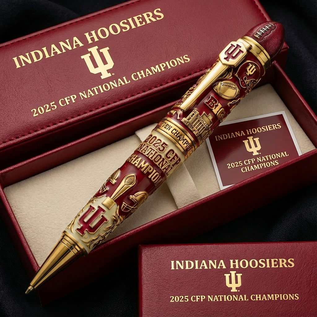 Indiana Hoosiers 2025 CFP National Champions Commemorative Pen