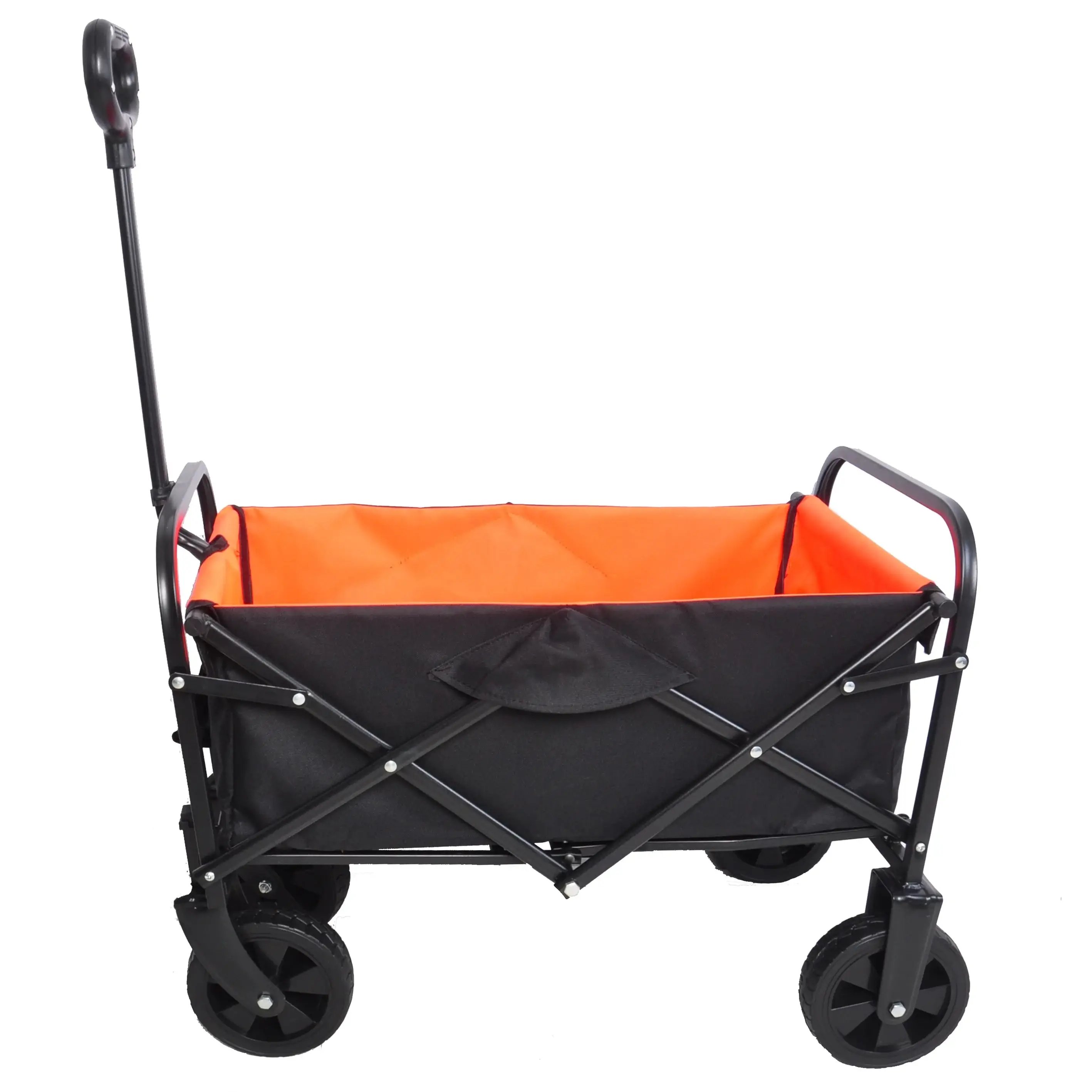 Mini Folding Shopping and Beach Cart with Steel Frame