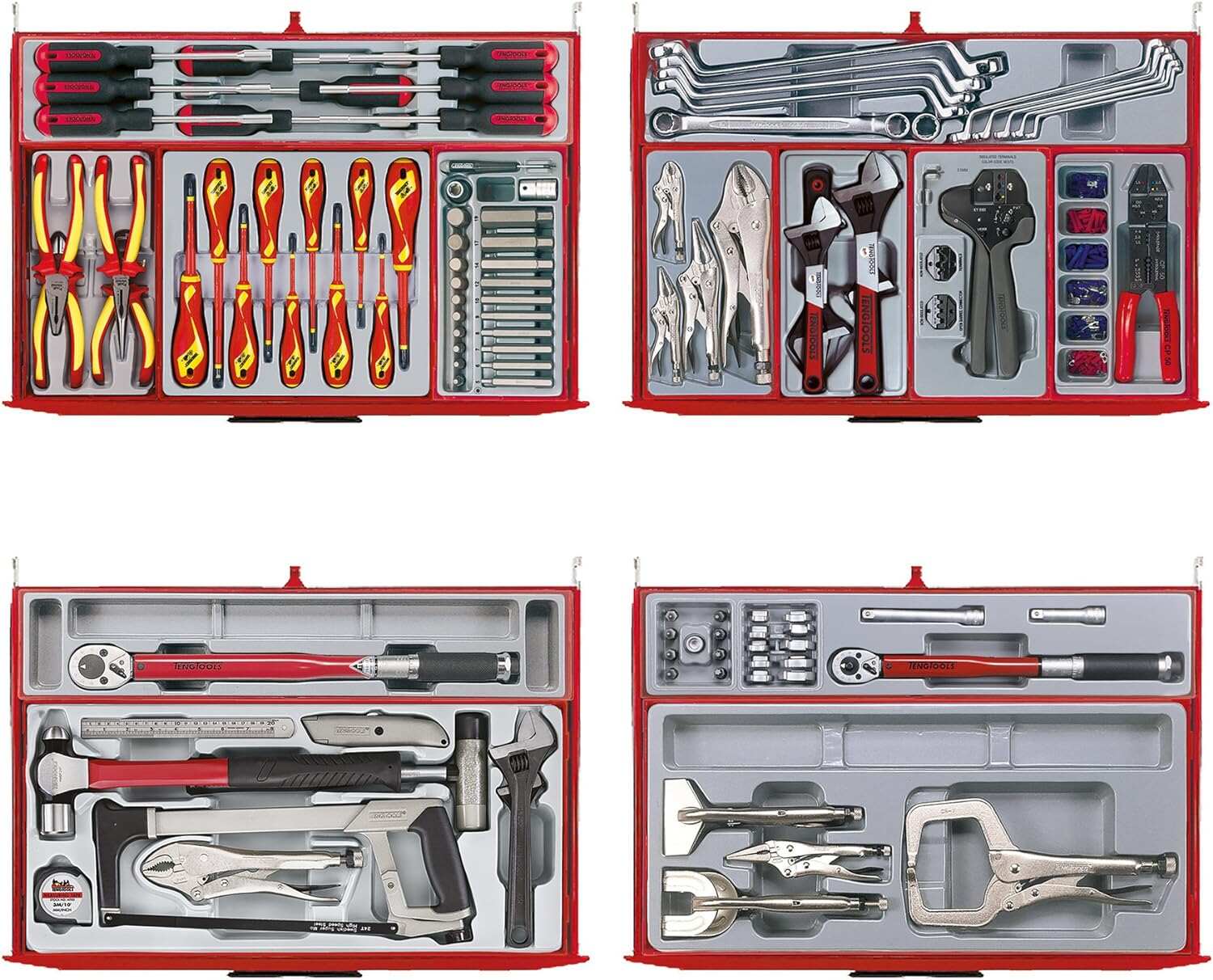 Teng Tools 1100 Piece Complete Mixed Monster Mega Master Hand Tool Kit - TCMONSTER02