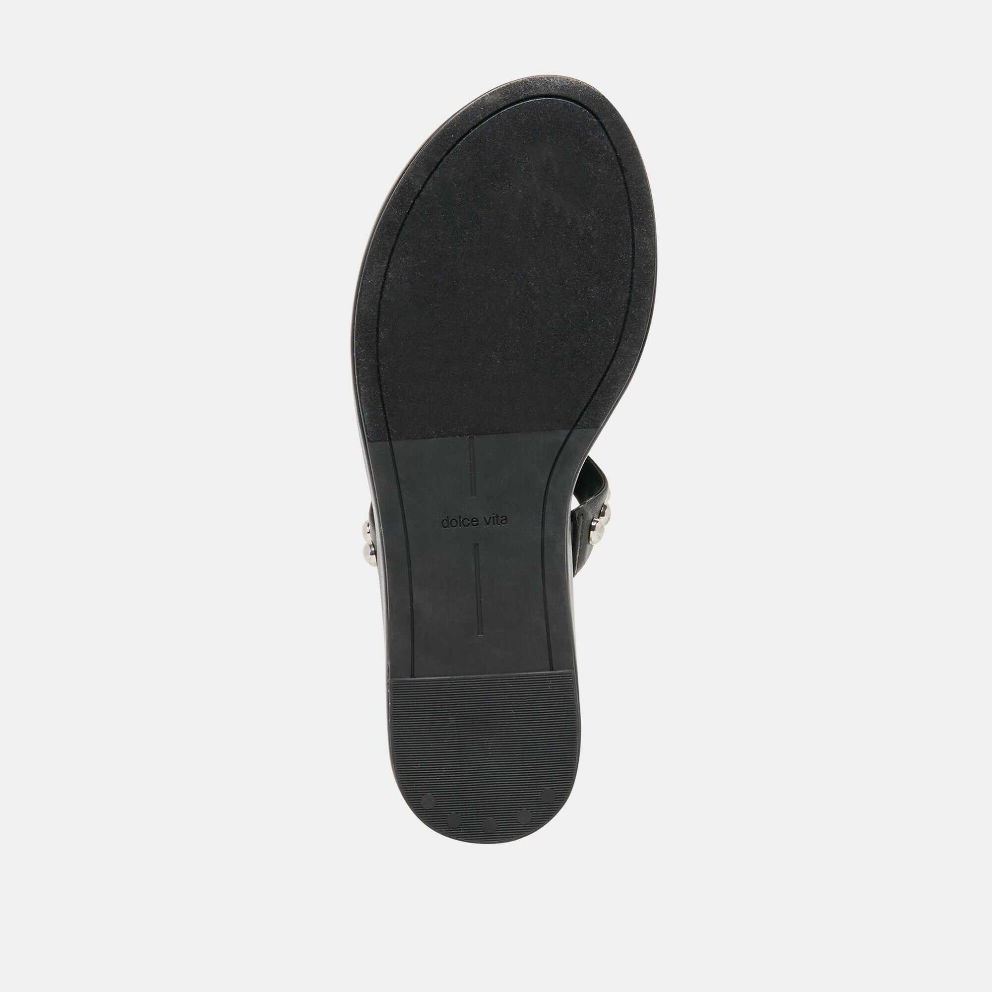 AMARY STUD SANDALS BLACK LEATHER