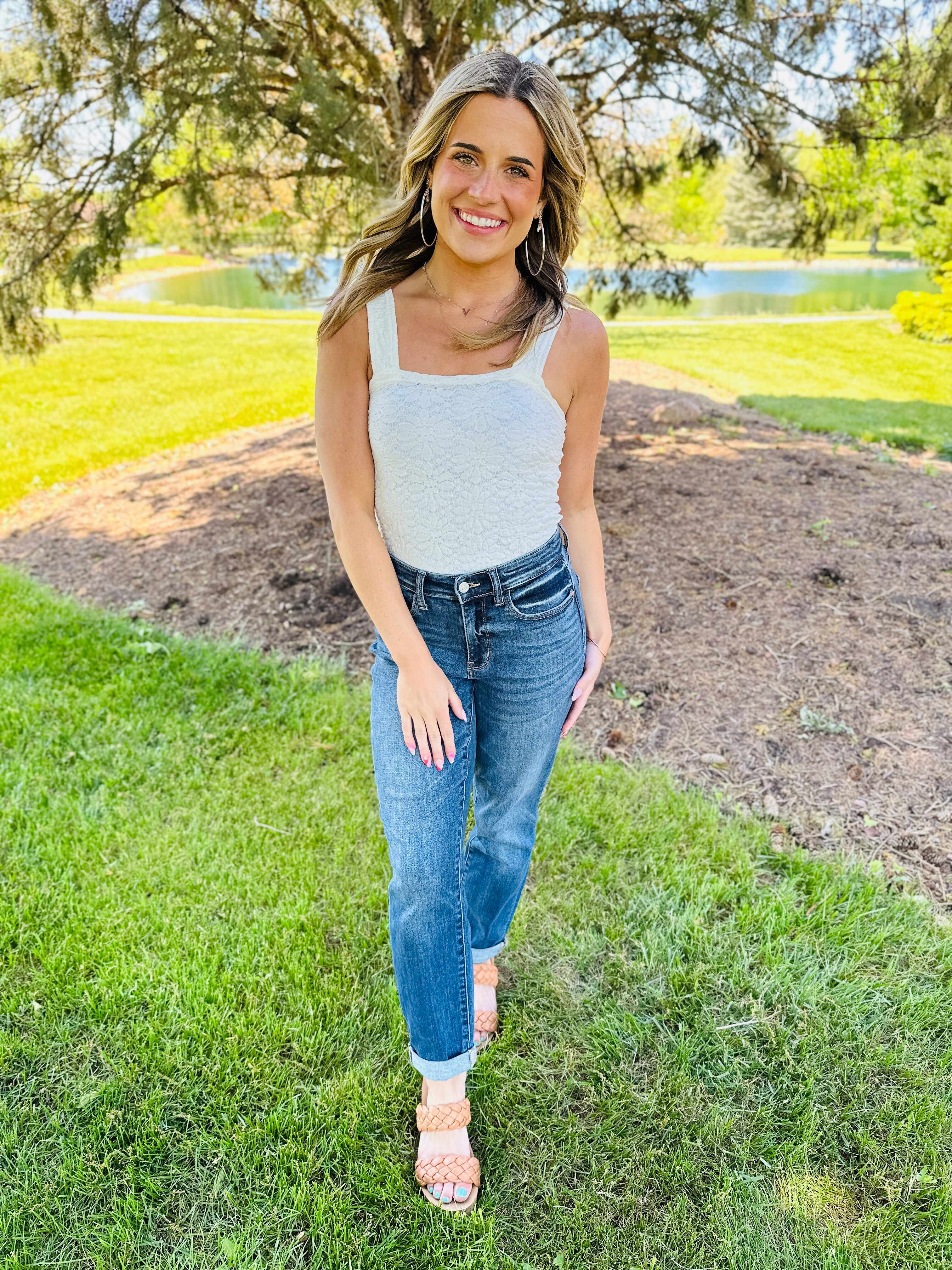 RESTOCK!  Reg/Curvy The Bleach Boys Nondistressed Boyfriend Jeans--Multiple Washes!