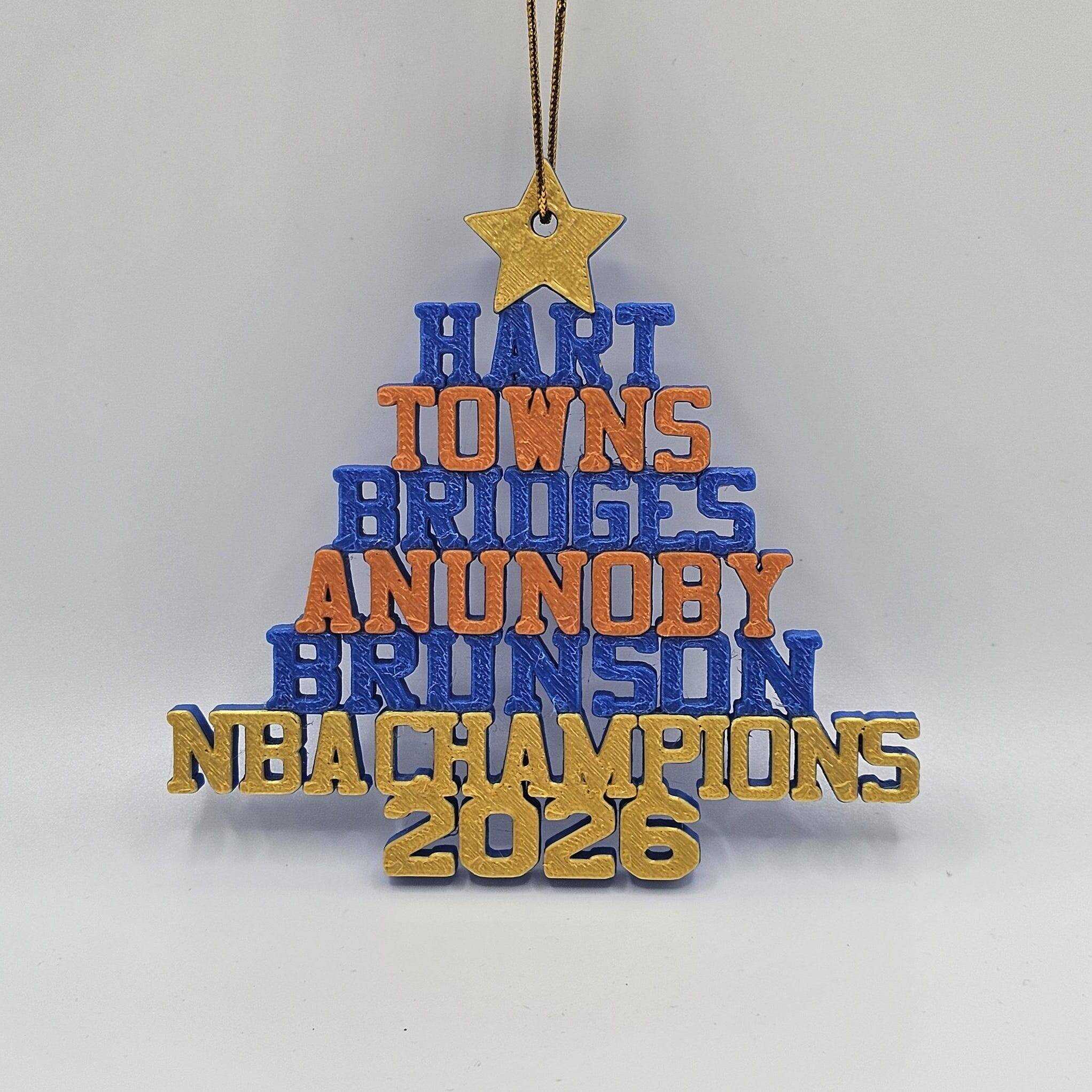 New York K Championship 2026 Ornament