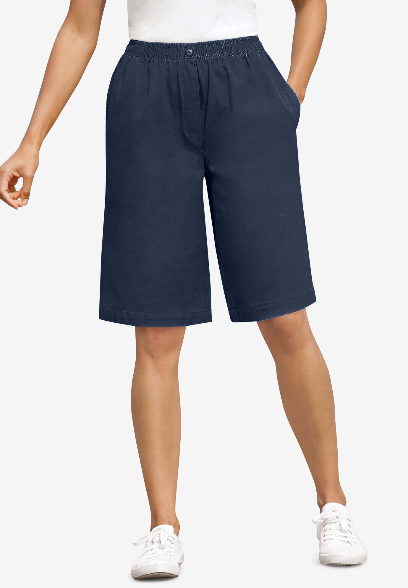 7-Day Elastic-Waist Cotton Short