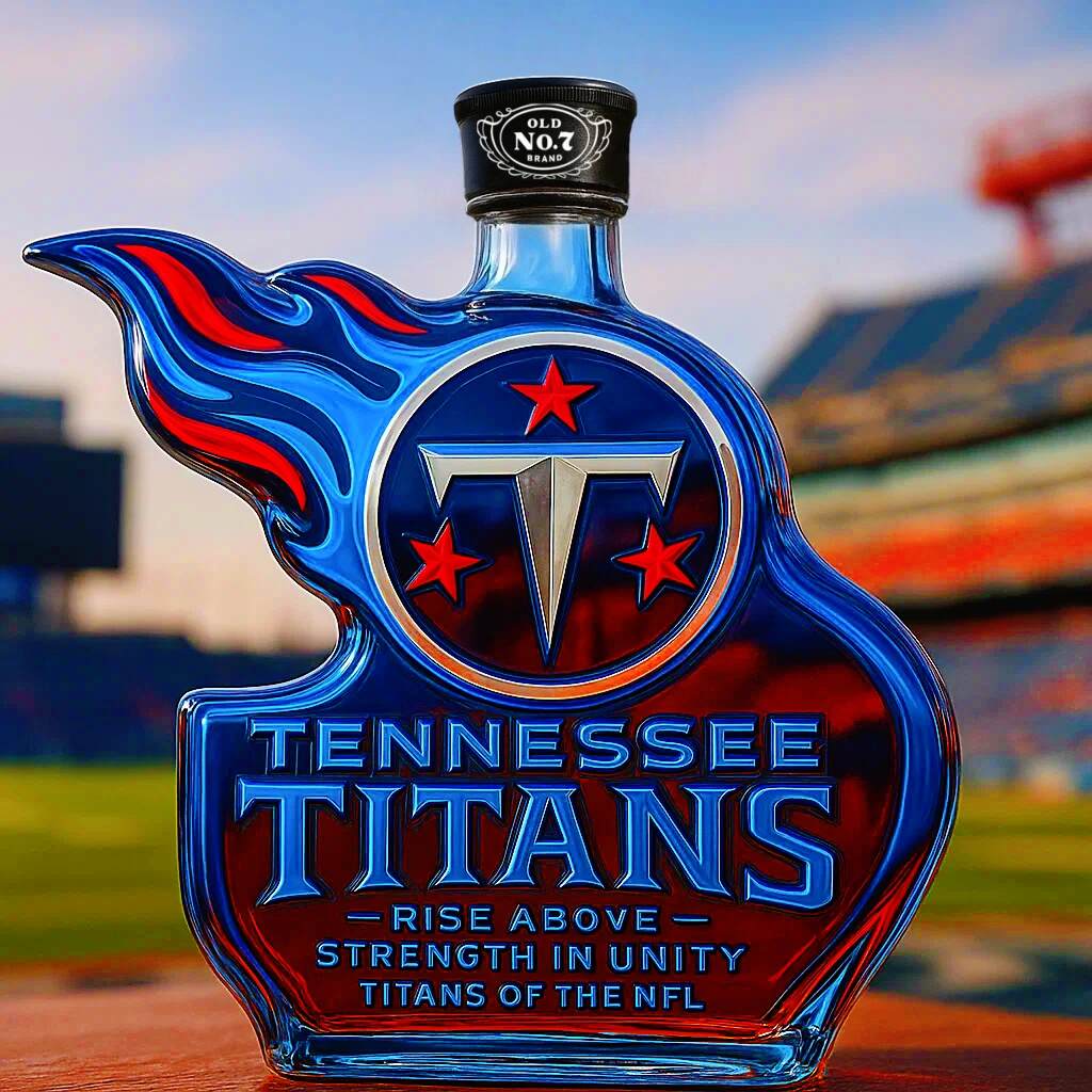 Tennessee Titans Whiskey Bottle