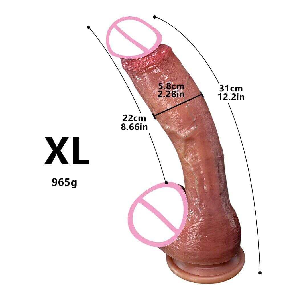 Super Long Realistic Silicone Dildo