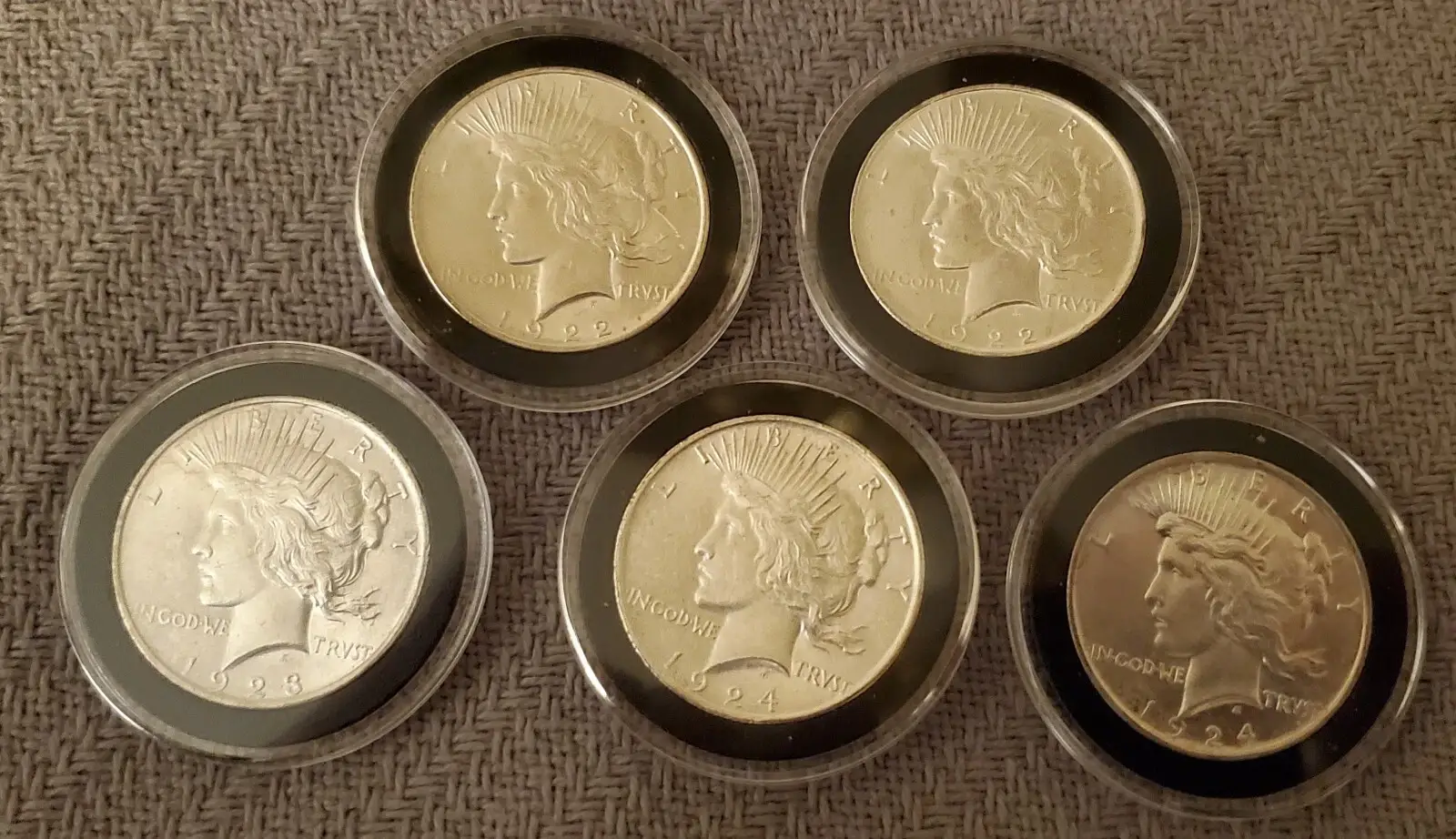 🕊️✯ MIXED DATE ✯The Complete Collection of 1921~1935 Peace Silver Dollar