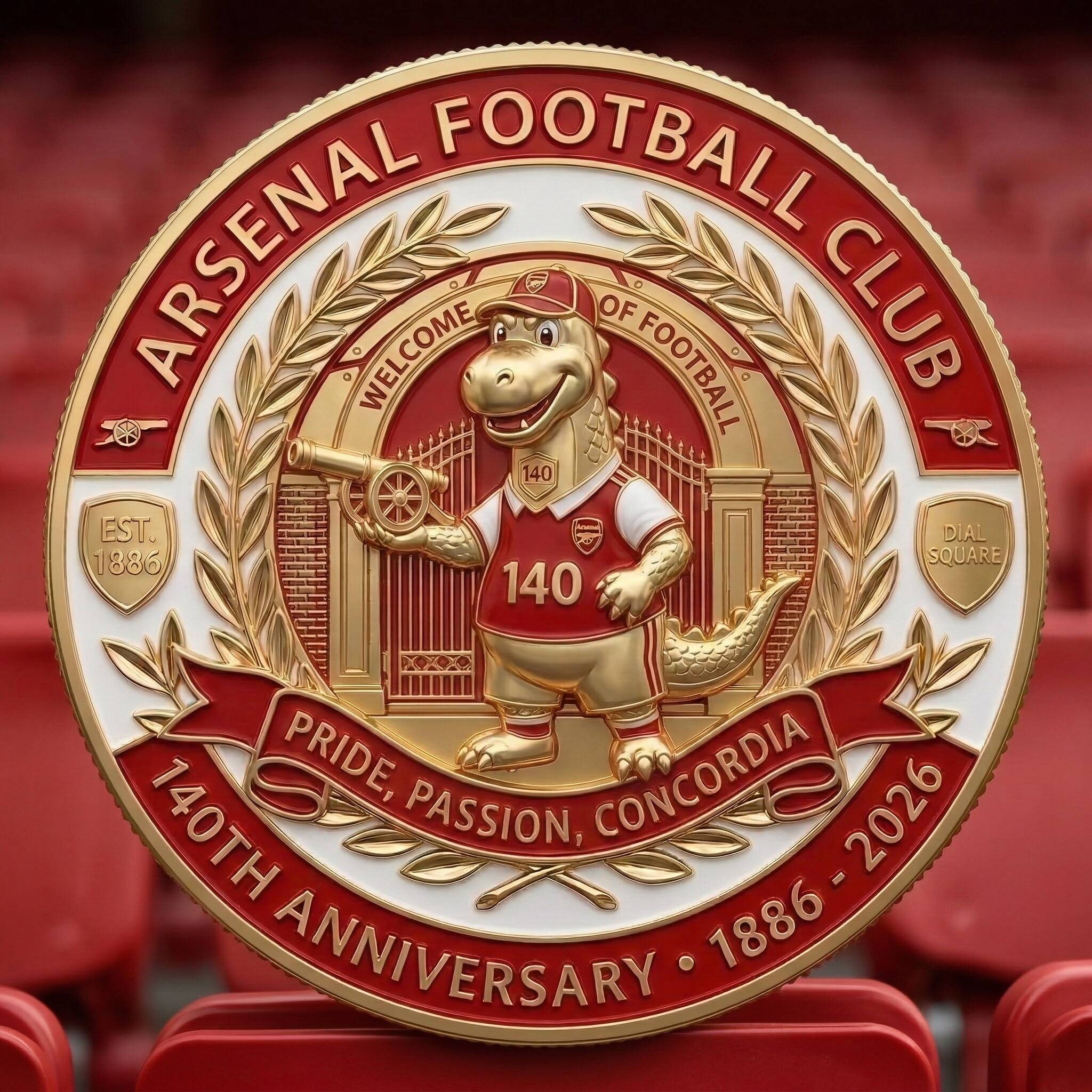 Arsenal F.C. 140th Anniversary Commemorative Coin
