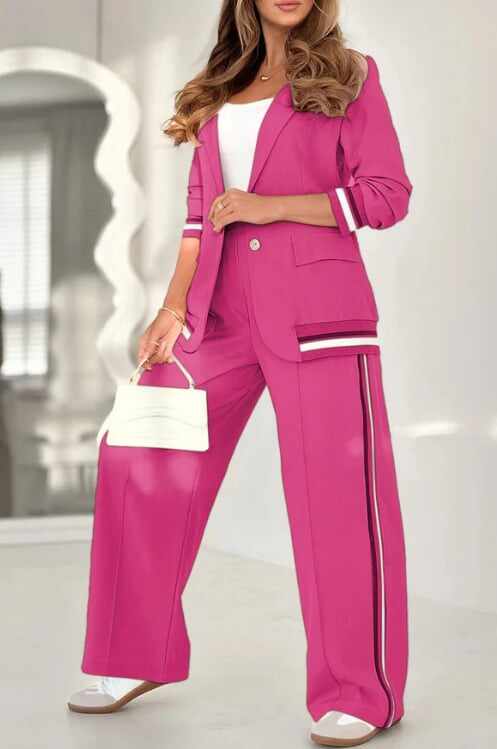 Women's Casual Beige 2-Piece Set - Comfortable & Stylish for Every Spring Occasion