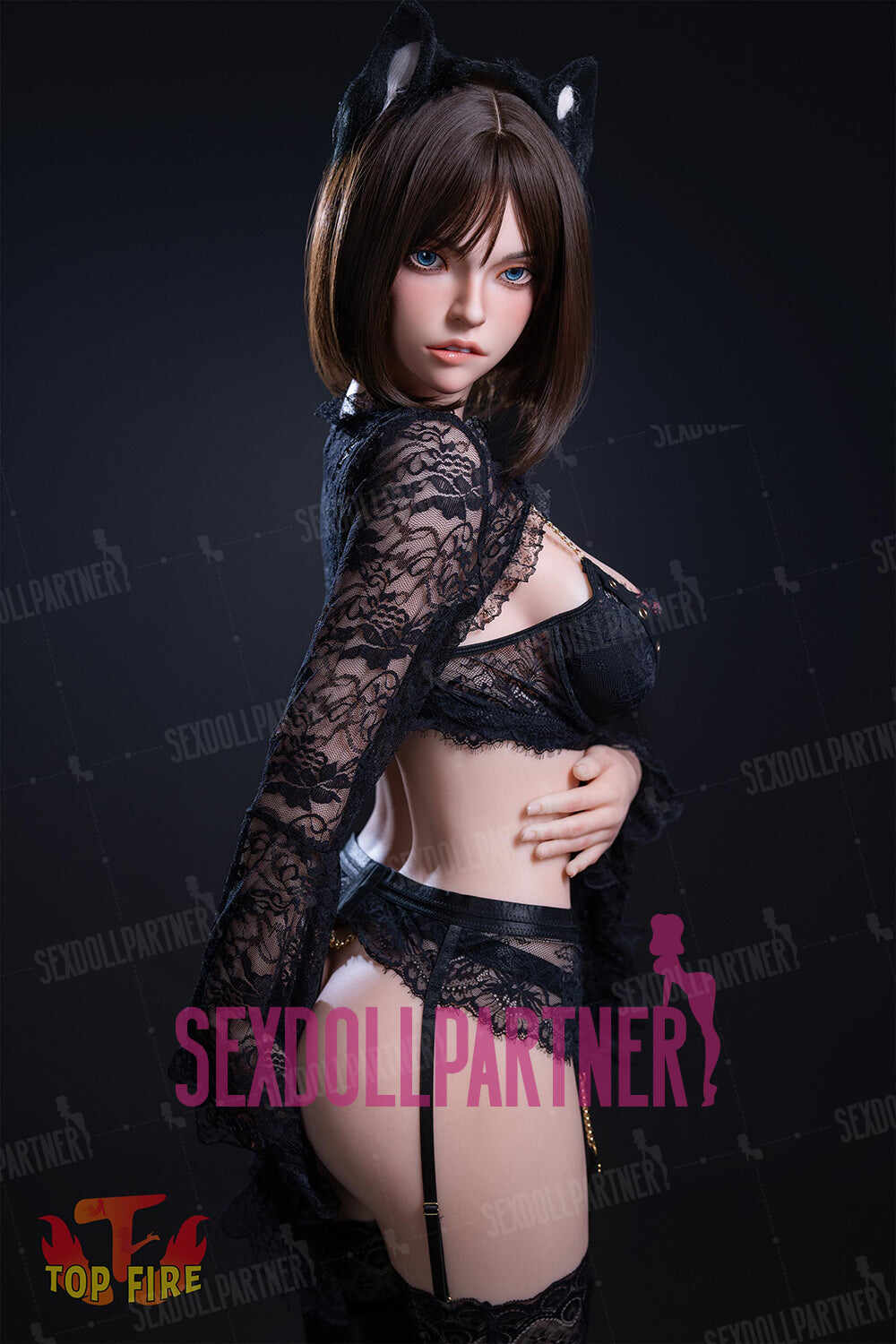 EU Stock - Topfire Cheyenne 5ft18/ 158cm T05 Head With Auto-blowjob & Auto Hip-wiggling And Full Silicone Lovely Girl Realistic Sex Doll For Men
