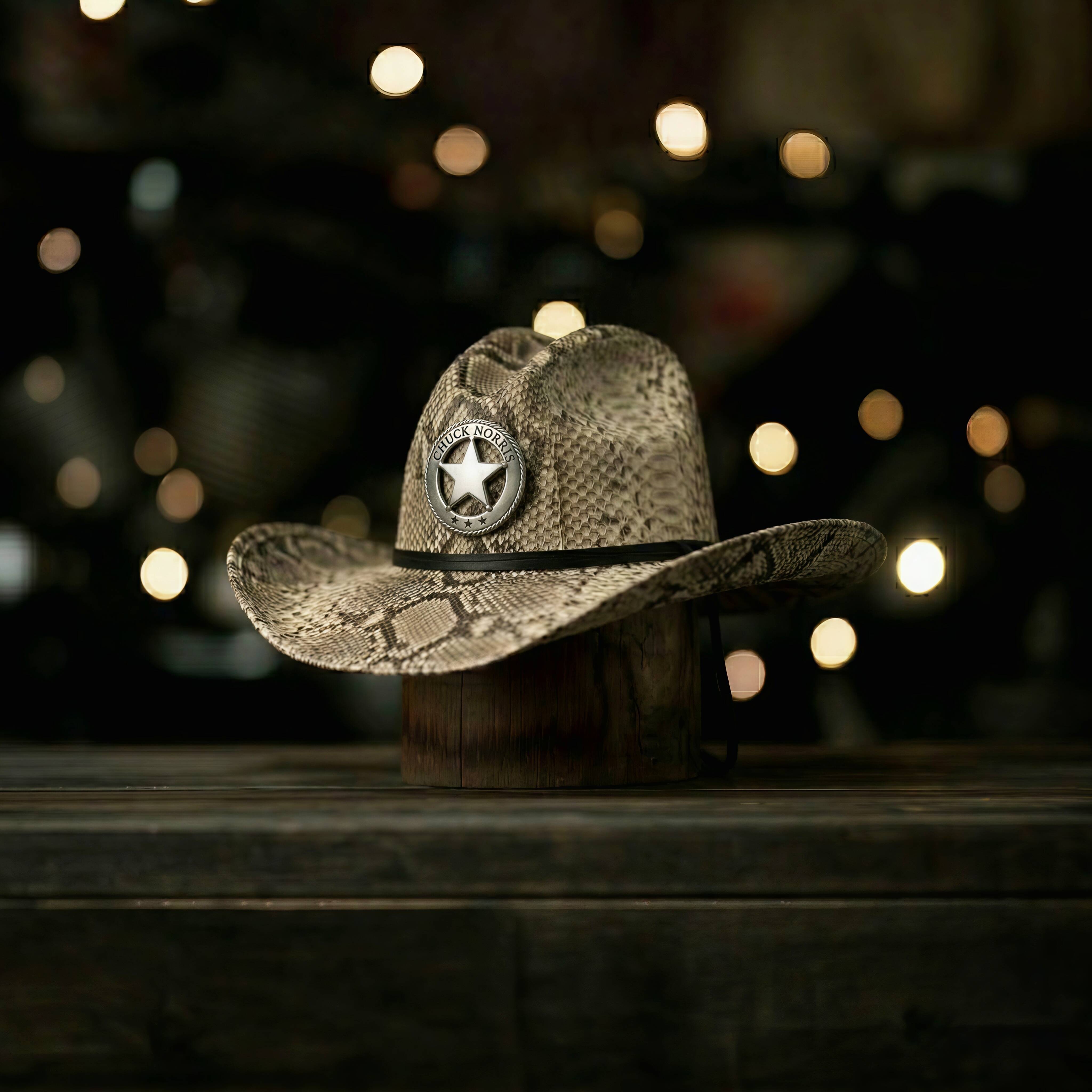 Chuck Norris Desert Legend Snakeskin Cowboy Hat – Wear The Ranger Spirit!