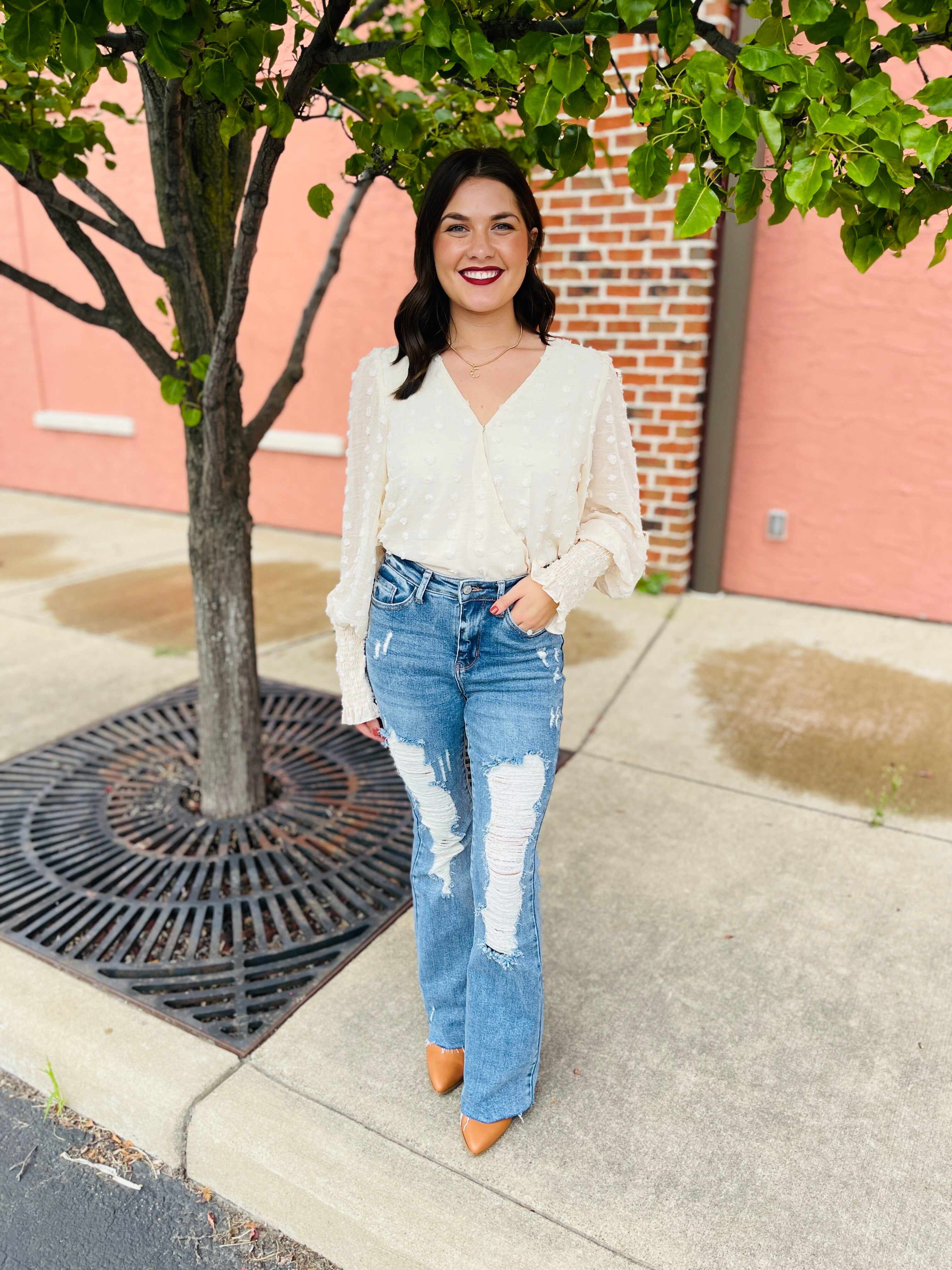 Plus/Reg Dare To Flare Jeans