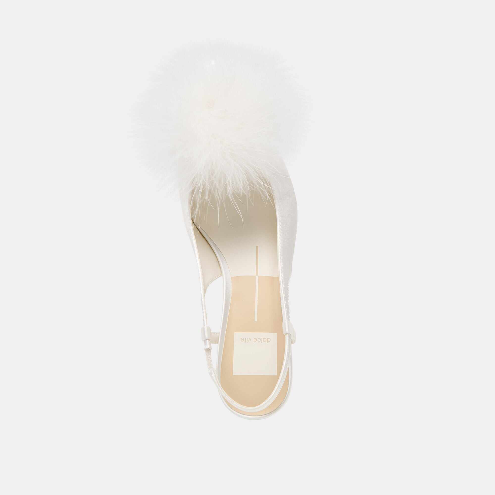 KAMY HEELS TRUE WHITE SATIN