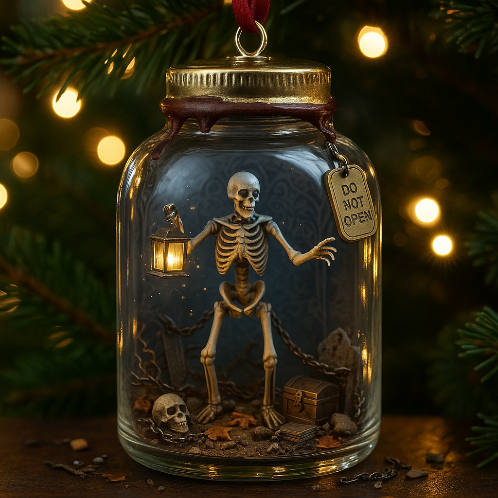 Drink-or-Dare Party Jar Ornaments