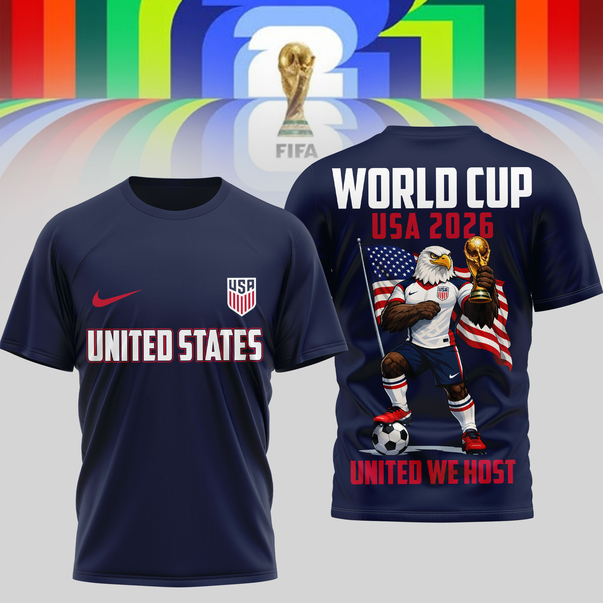 USA | Premium World Cup 2026 3D Shirt TD
