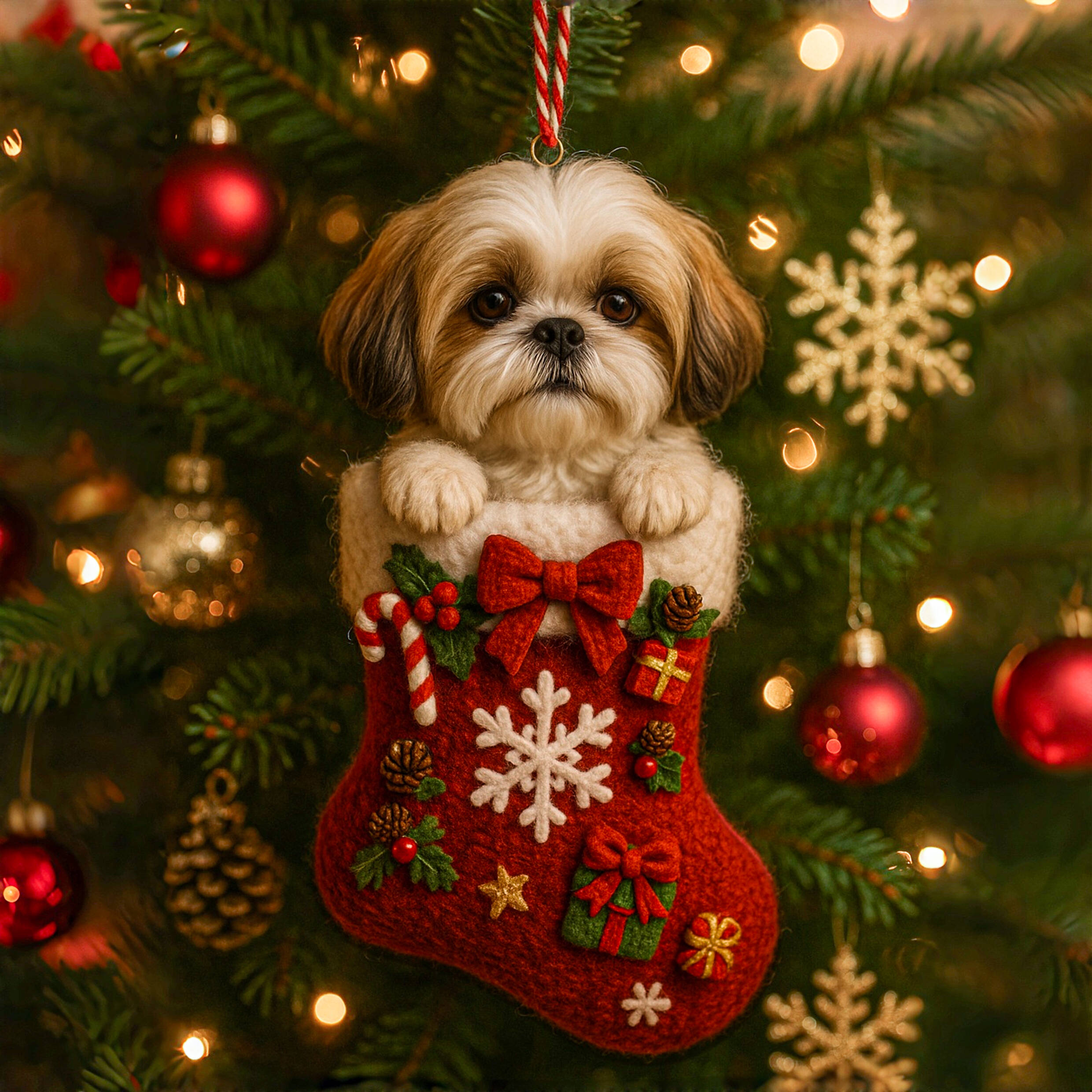 Puppy Stocking Ornaments