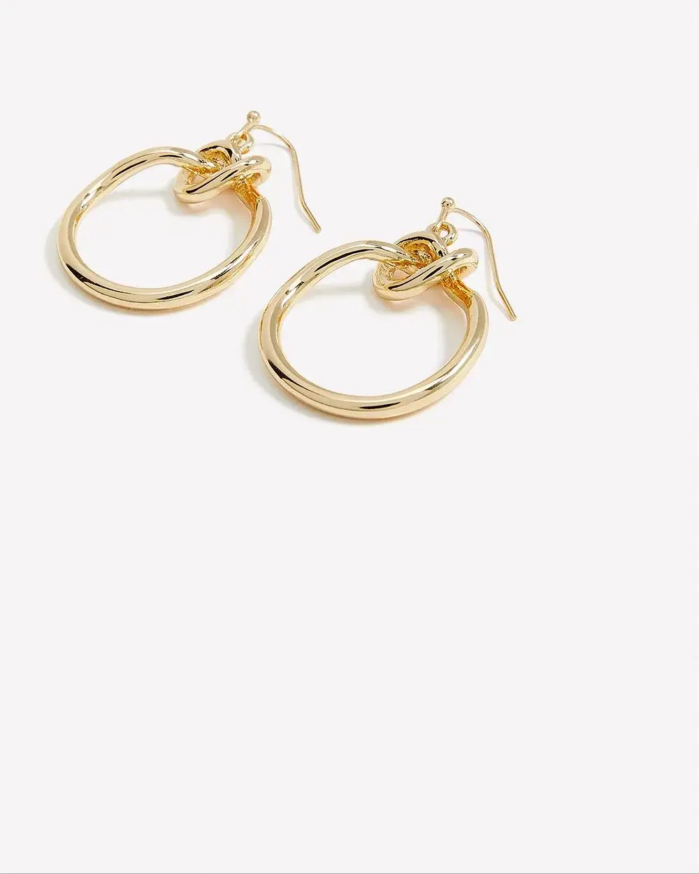Knotted Hoop Earrings