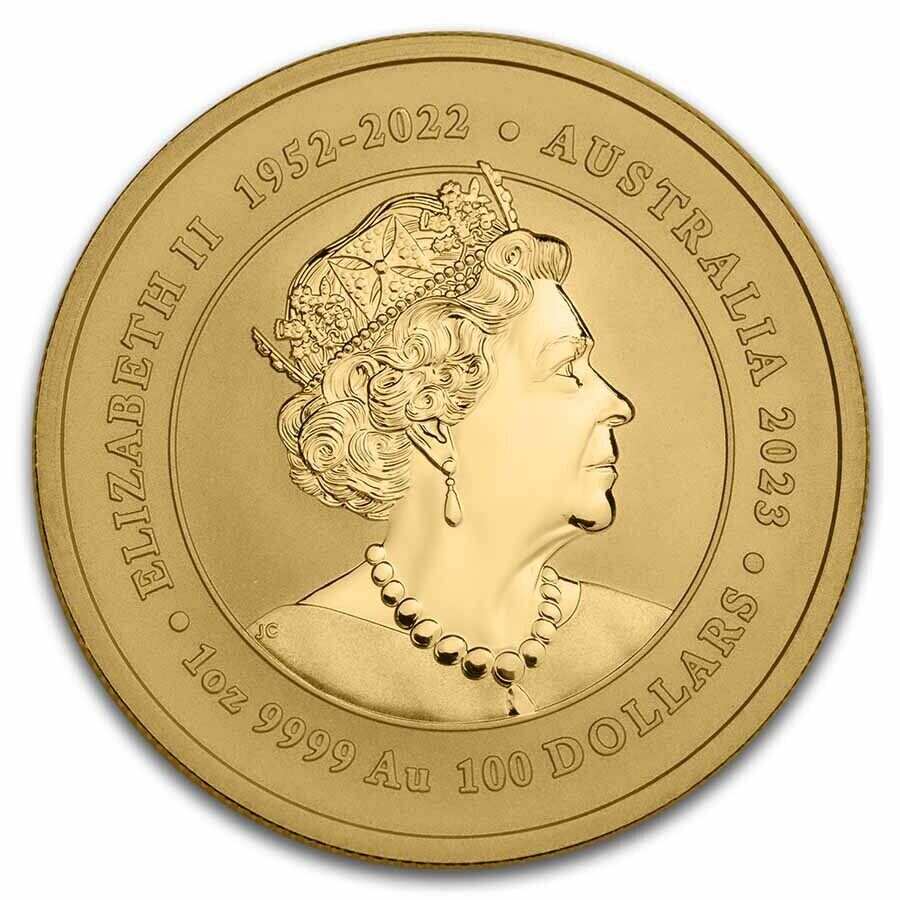 2023 Australia 1 oz Gold Chinese Myths & Legends Phoenix BU