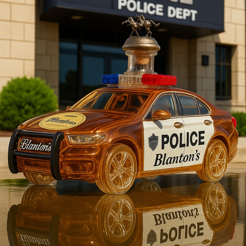Police Car Whiskey Bottle