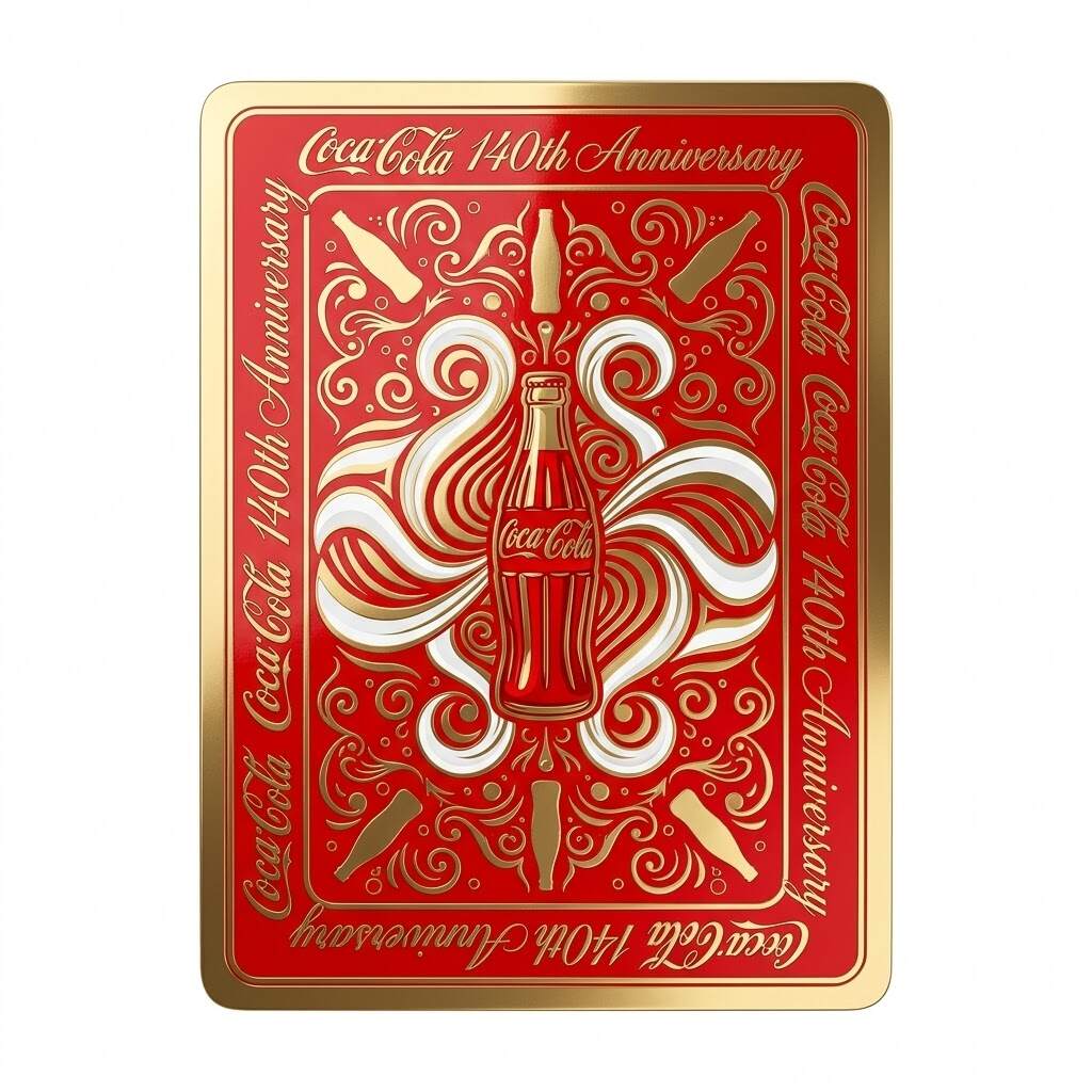 Coca-Cola 140th Anniversary Commemorative Playing Cards