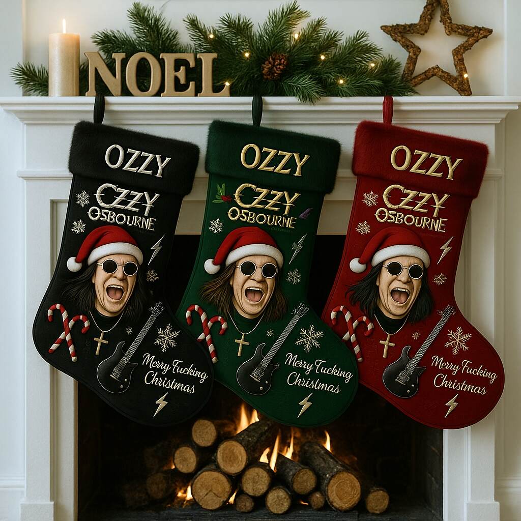 Ozzy Osbourne Christmas Stocking