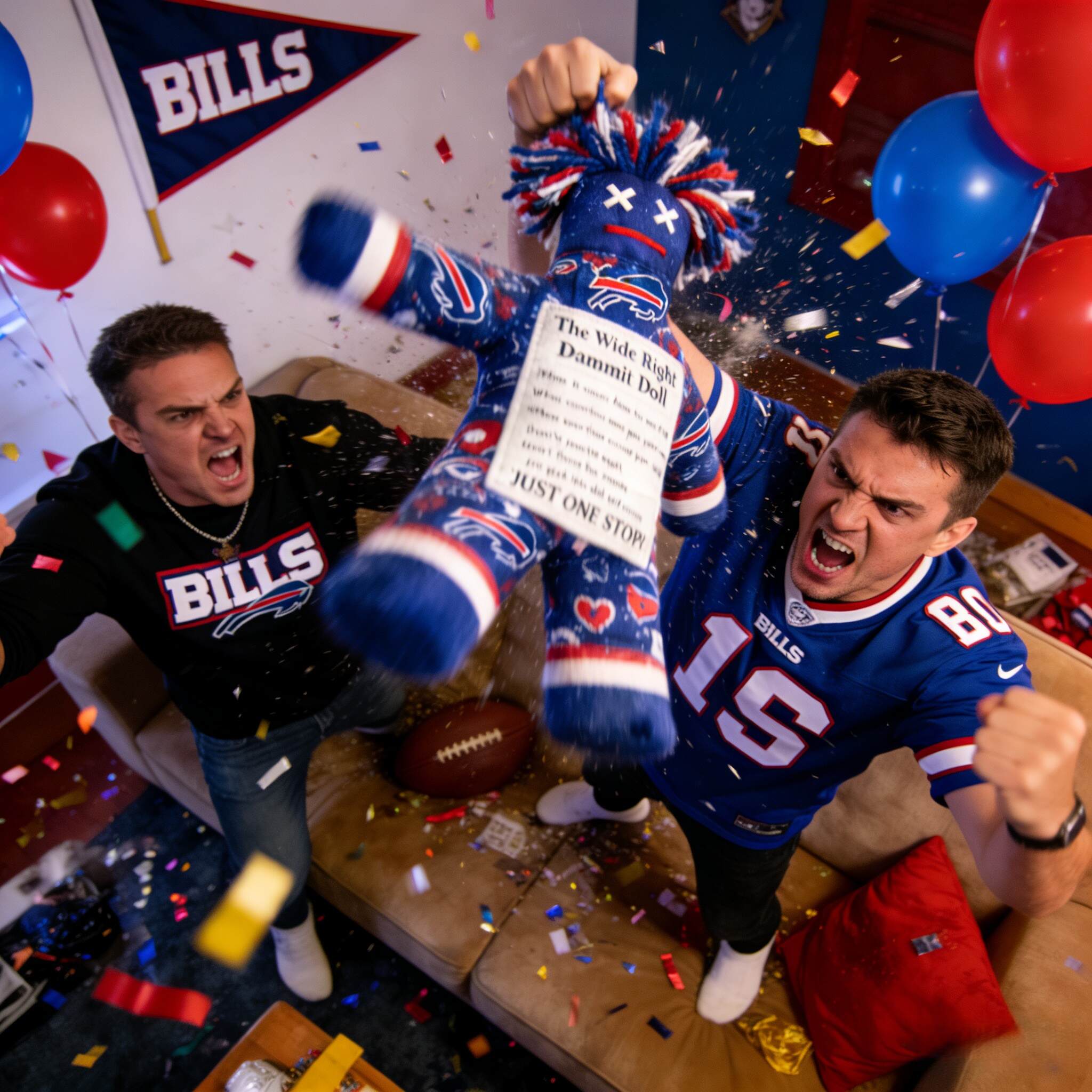 Buffalo Bills Mafia Heartbreak Dammit Doll